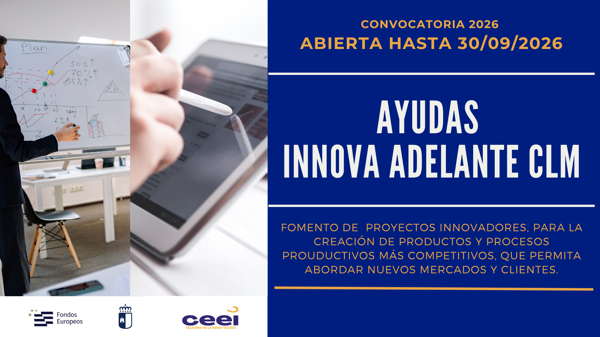 Lee más sobre el artículo Ayudas Innova Adelante CLM